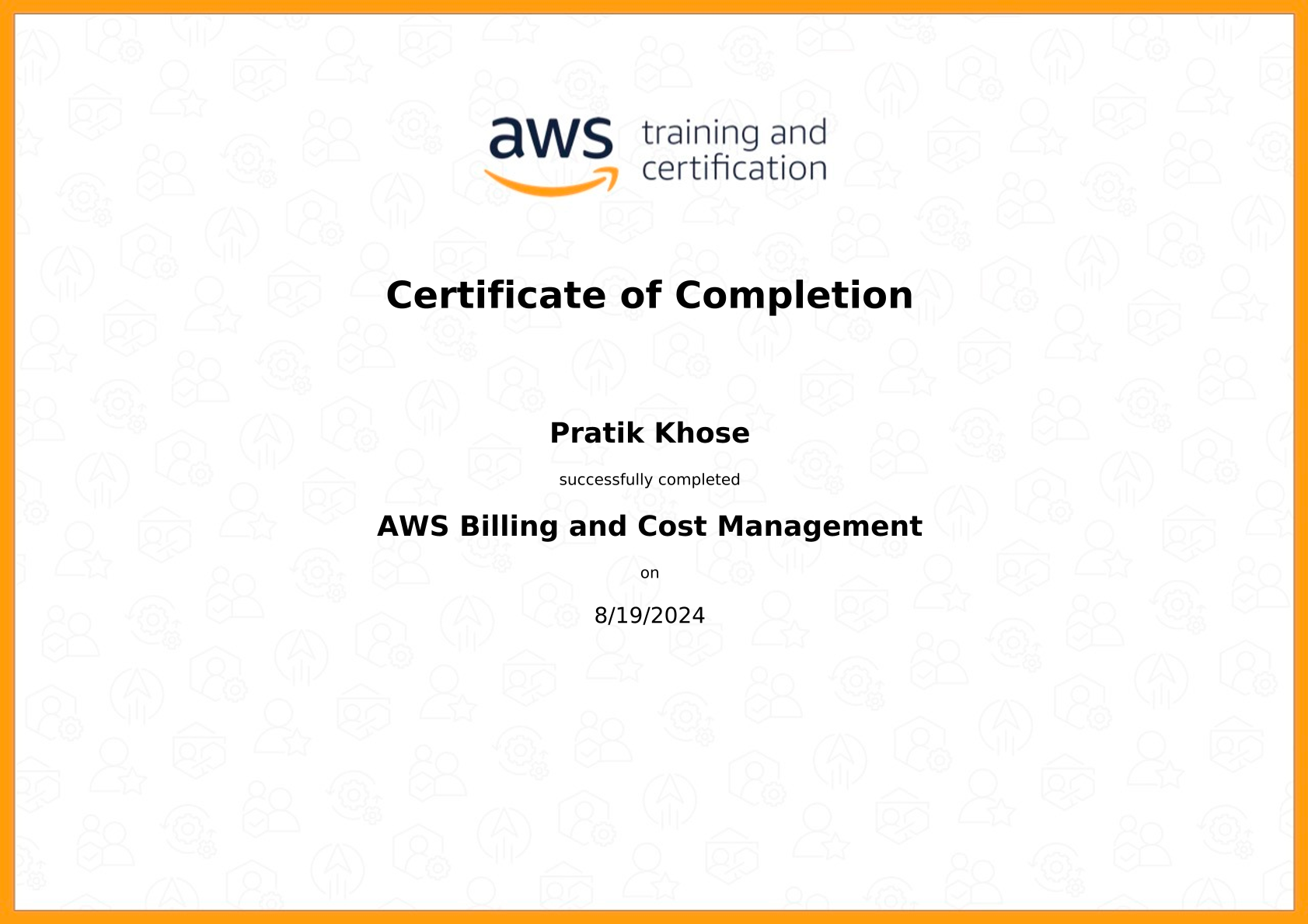 AWS Billing and Cost Management